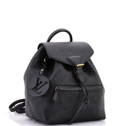 Louis Vuitton Montsouris Nm Backpack Monogram Empreinte Leather Pm