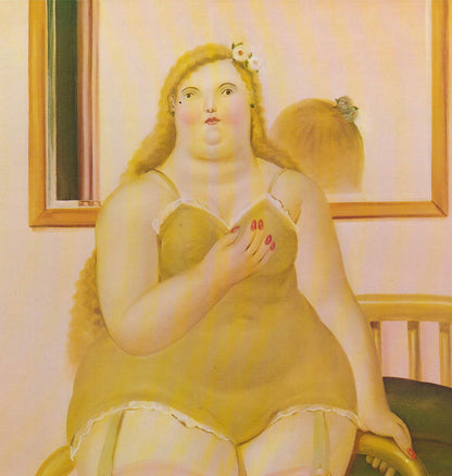 Fernando Botero La Cama (Lg) " Poster Contemporary