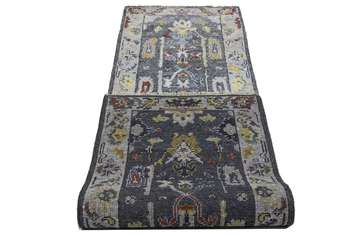 Osh Chobi Oriental Runner Rug 2'6X9'9 Ft Muted