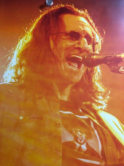 Rush Geddy Lee Large Poster Fender Guitar /The
