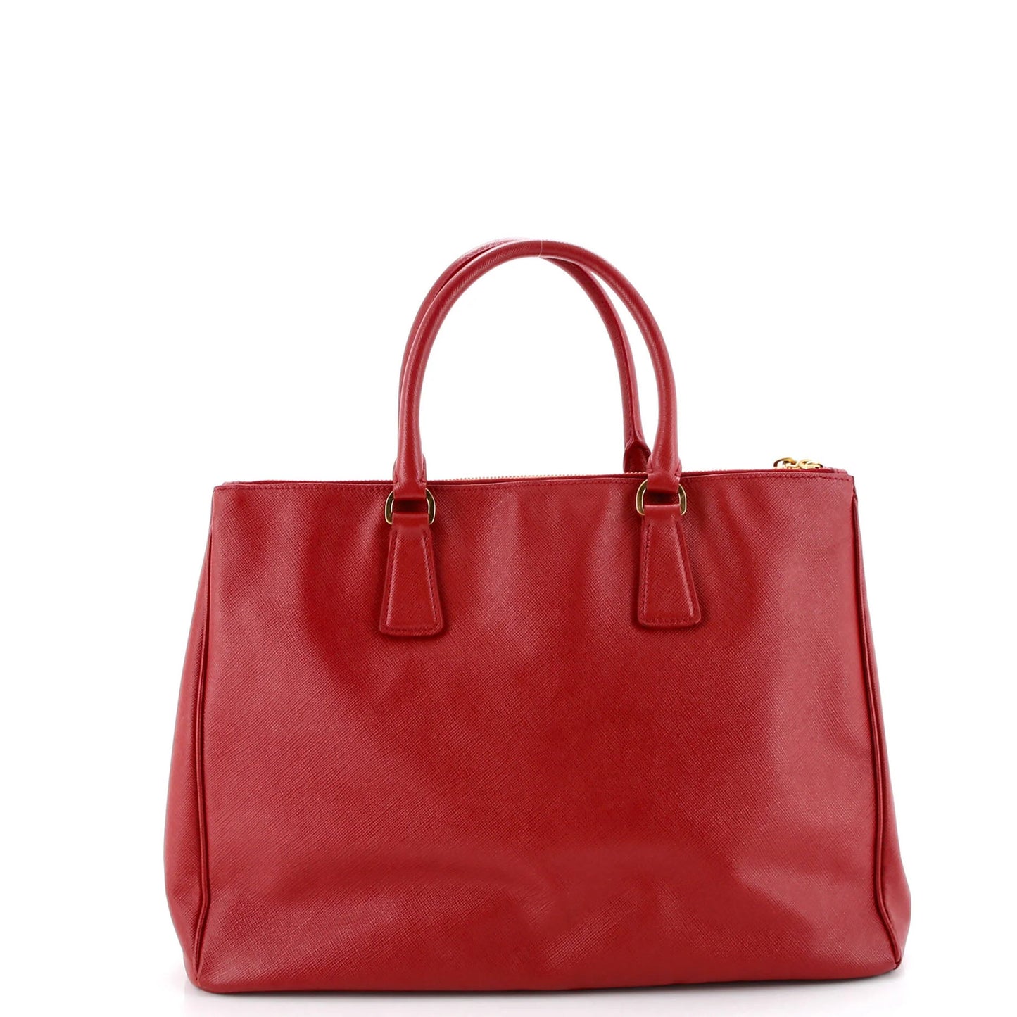 Prada Double Zip Lux Tote Saffiano Leather Large