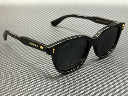 GUCCI GG1264S 001 Black Grey Men's Medium 52 mm
