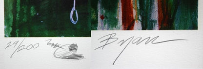 Michael Bryan - Another Martini Original Serigraph Framed Numbered