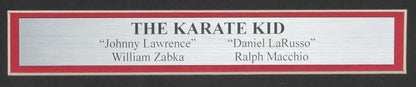 Karate Kid William Zabka/Ralph Macchio Signed/Auto 16X20 Photo Framed Jsa 197314