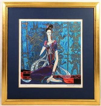 Ting Shao Kuang Original Silkscreen Serigraph Signed Framed Coa Chinese Maestro