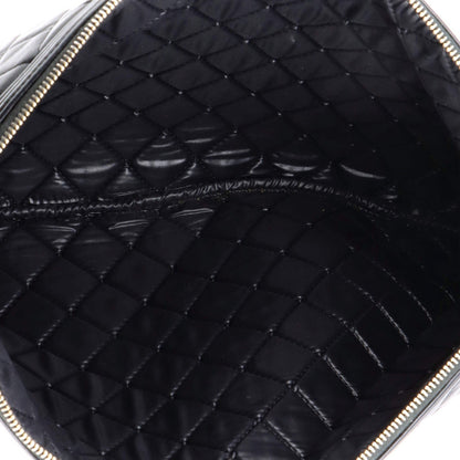 Chanel Boy O Case Clutch Quilted Lambskin Large