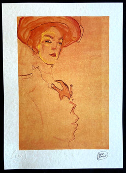 Egon Schiele Lithograph (Edvard Munch Amedeo Modigliani Franz Marc Balthus)