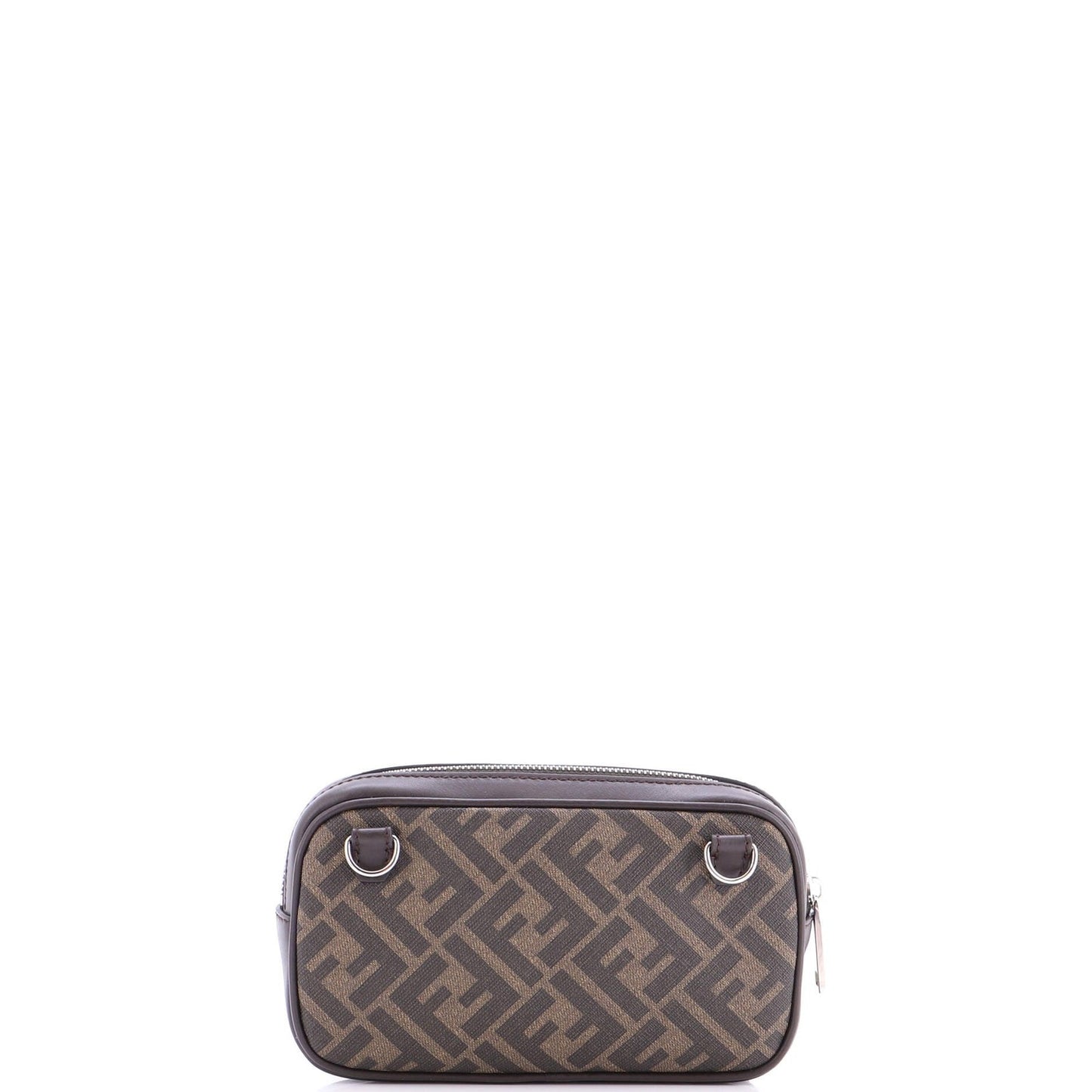 Fendi Logo Camera Case Bag Zucca Coated Canvas Medium