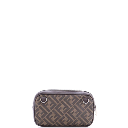 Fendi Logo Camera Case Bag Zucca Coated Canvas Medium