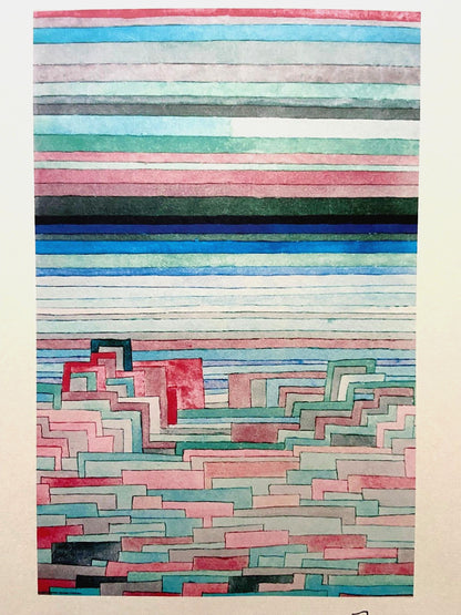 Paul Klee Lithograph 1954 Mourlot Coa Signed