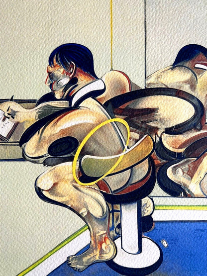 Francis Bacon Lithograph Coa Signed Pen Numbered Pencil Limited 275Ex