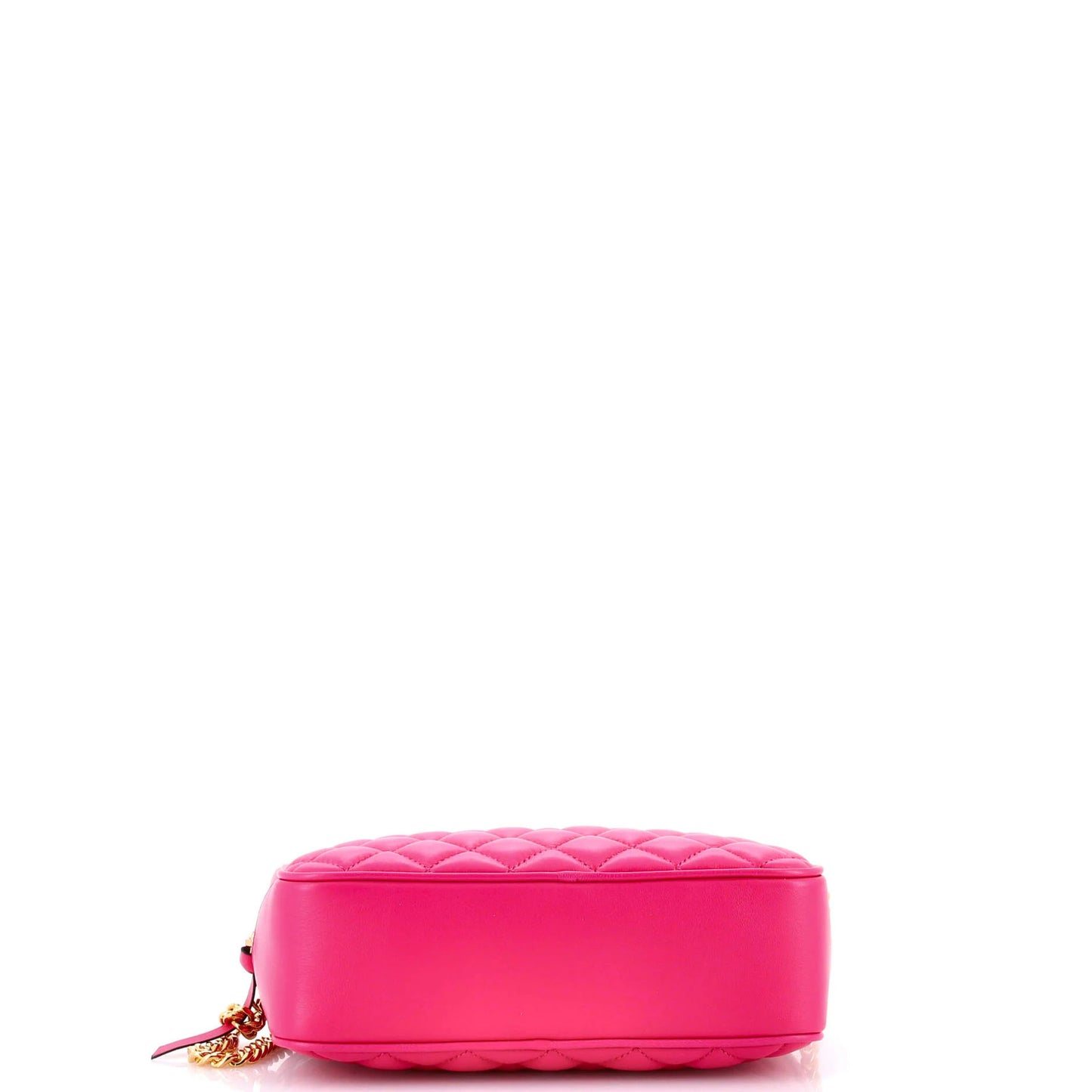 Versace Medusa Icon Front Slip Pocket Camera Bag Quilted Leather Medium