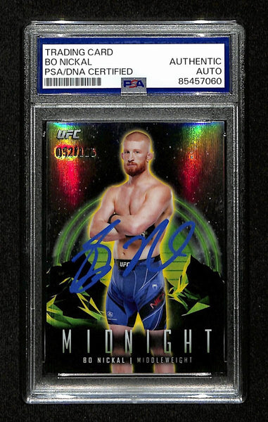 Bo Nickal Signed/Auto 2024 Ufc Topps Midnight