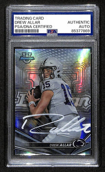 Drew Allar Penn State Signed 2022 Bowman U Best