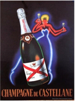 Champagne Castellane By Robert Falcucc 1980 Original French Poster