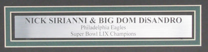 Nick Sirianni/Dom Disandro Dual-Signed 16X20