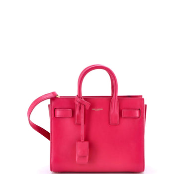 Saint Laurent Sac De Jour Bag Leather Nano