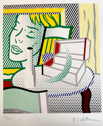 Roy; Lichtenstein Lithograph Coa Numbered A Hand Signed Limited