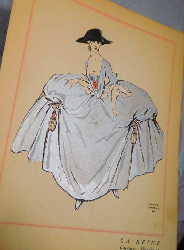 1921 George Barbier Casanova Panorama Dramatique Complete 24 Pochoir Plates Art