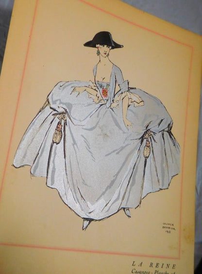 1921 George Barbier Casanova Panorama Dramatique Complete 24 Pochoir Plates Art