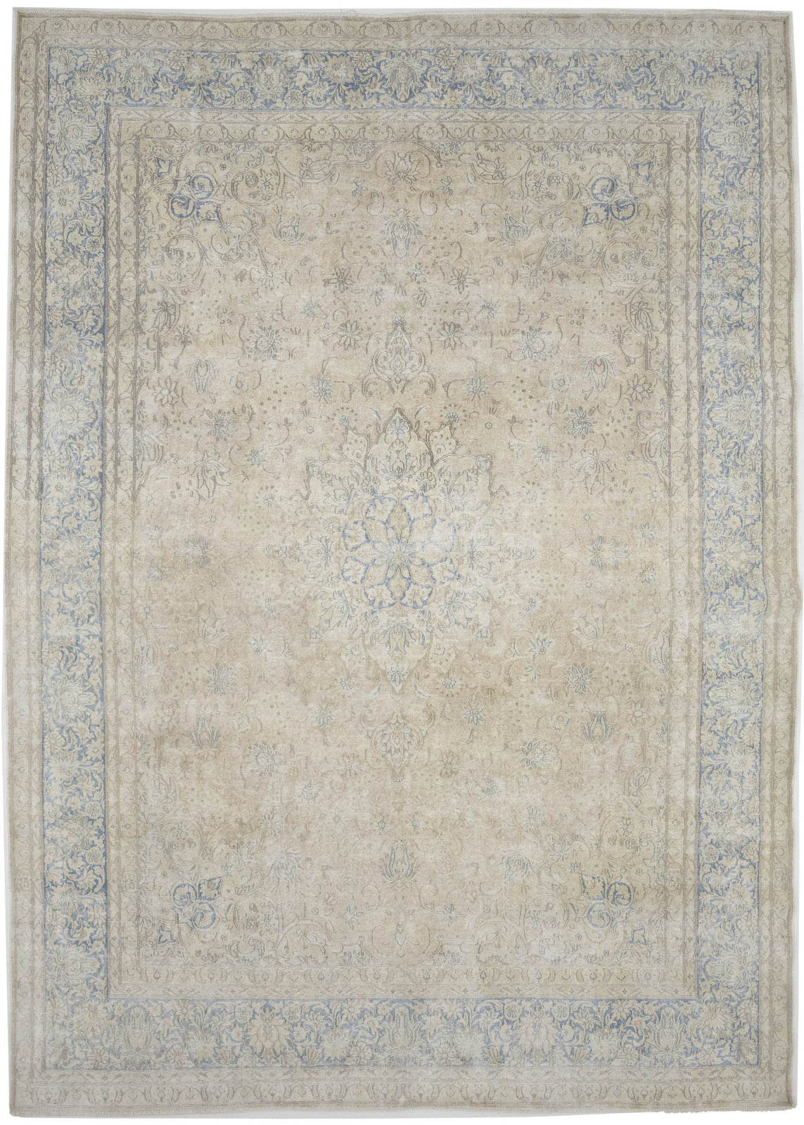 10X13 Ft Antique Distressed Vintage Oriental Rug