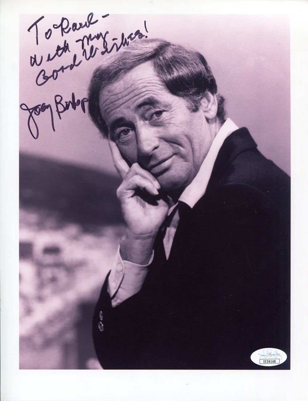 Joey Bishop Autographed 8X10 Photo (Jsa)