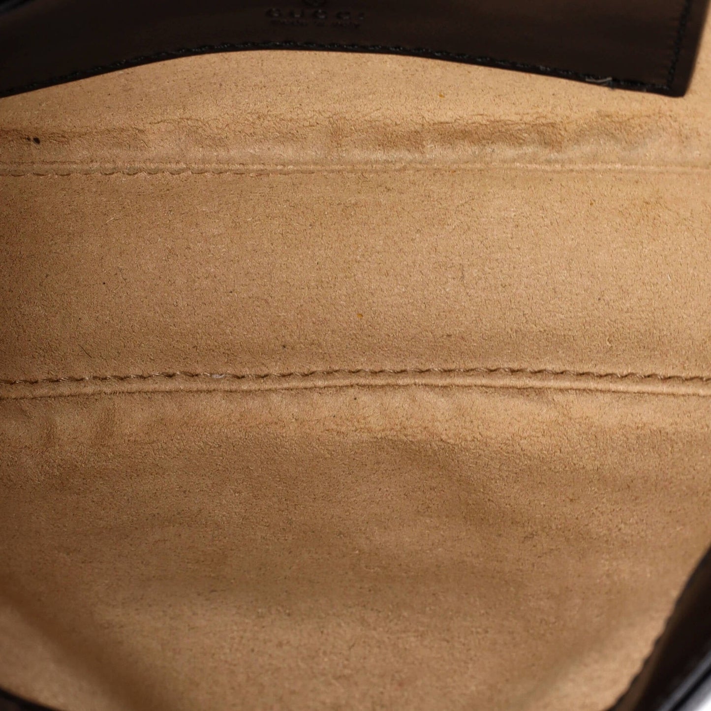 Gucci Gg Marmont Half Moon Flap Crossbody Bag Matelasse Leather Mini