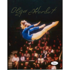 Photo Olga Korbut Autographed 8x10