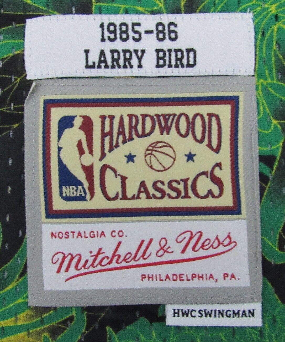 Larry Bird Autographed Green Mitchell  Ness Hyper Swingman Jersey Psa/Dna 179395