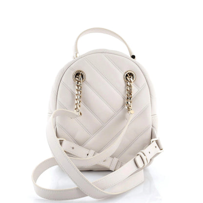 Bvlgari Serpenti Cabochon Backpack Diagonal Quilted Leather Small