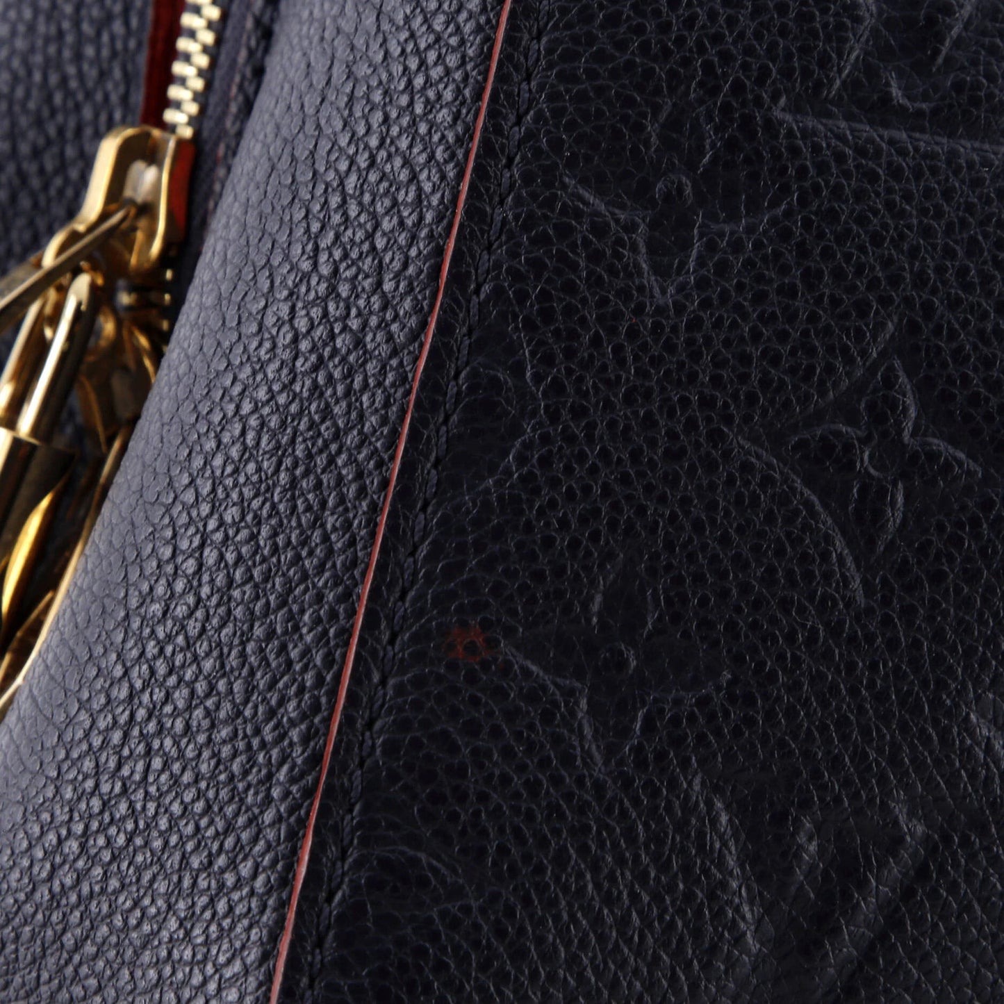 Louis Vuitton Montaigne Handbag Monogram Empreinte Leather Bb