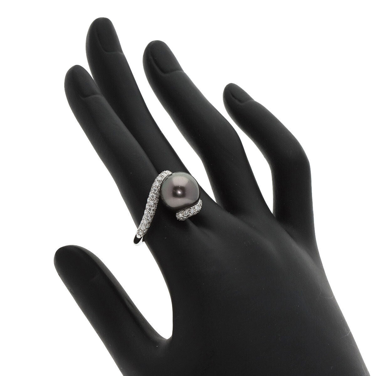 Mikimoto   Ring South Seapearl Pearl Diamond K18