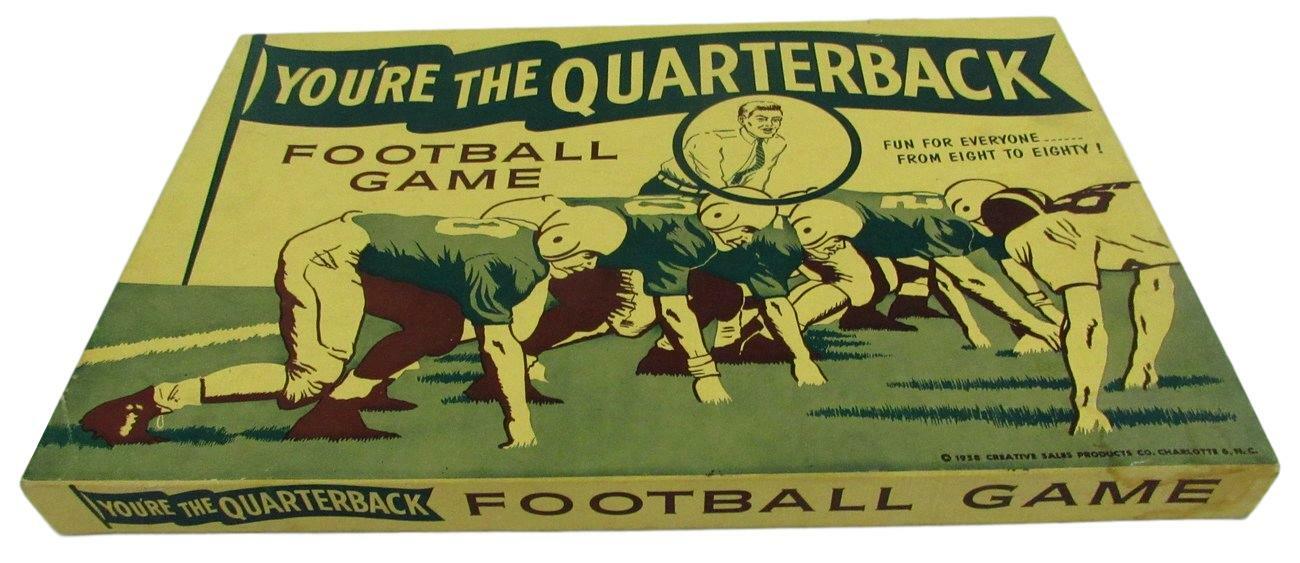"You'Re The Quarterback" Football Board Game 1958