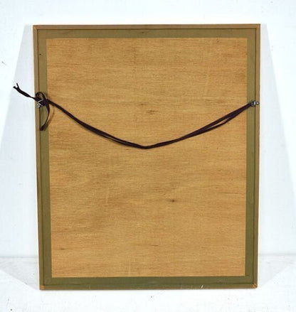 in Richard Lindner Lithograph Print Artwork USA Signed Framed 20.5 x 17.1