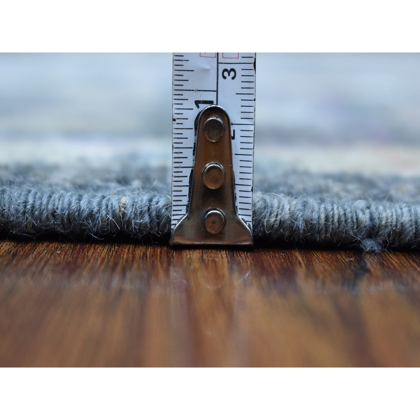 6'4"X8'9" Handmade Angora Oushak Willow Tree Design Soft Velvety Wool Rug