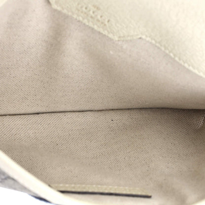 Gucci Ophidia Flap Belt Bag Gg Coated Canvas With Leather