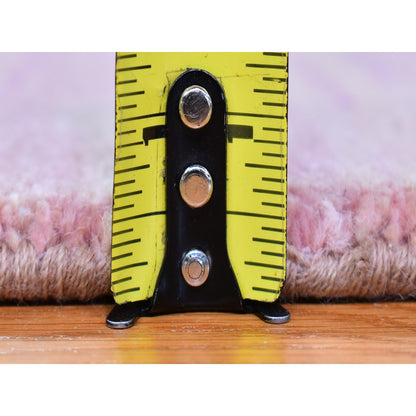 6'1"X9'2" Thick And Plush Organic Wool Ombre Design Hand Knotted Rug