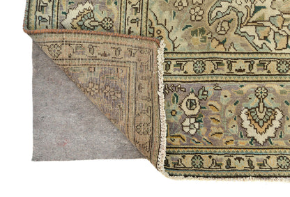 Distressed Vintage Medallion Floral Oriental Rug