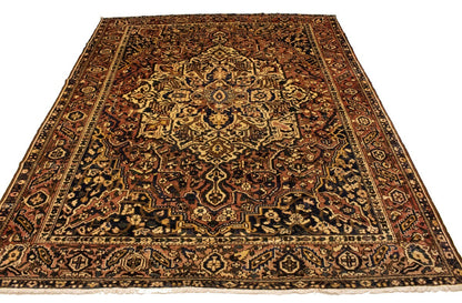 Handmade Antique Oriental Rug Floral Pattern