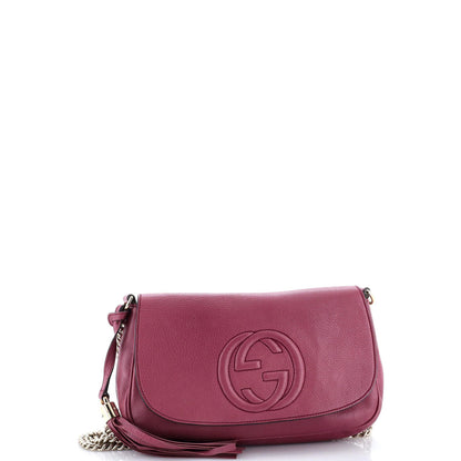 Gucci Soho Chain Crossbody Bag Leather Medium