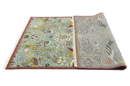 Handmade Chobi Oriental Rug 6X9 Ft Pictorial