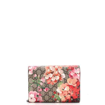 Gucci Dionysus Chain Wallet Blooms Print Gg Coated Canvas Small