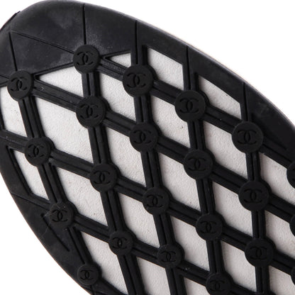 Chanel Women'S Cc Low-Top Sneakers Leather And Mesh