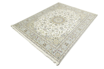 Indo-Nain 8X10 ft Classic Floral Oriental Rug for Living Room Decor
