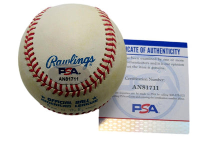 Cal Ripken Jr. Hof And Cal Sr. Dual Autographed Oal Baseball Orioles Psa 190540