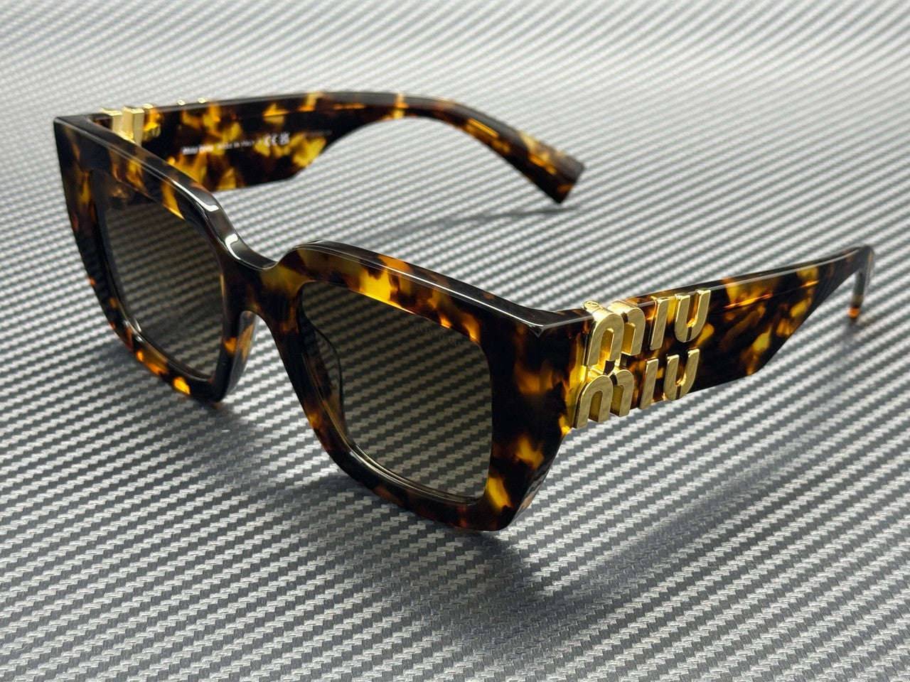 MIU MU B05S 14L20U Honey Havana Brown Gradient Women's 51 mm Sunglasses
