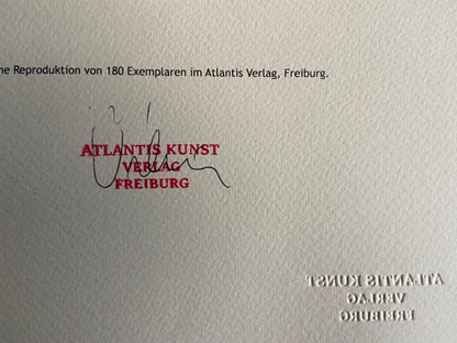 Mark Rothko Lithograph Coa Signed Op Numbered -Willem De Kooning