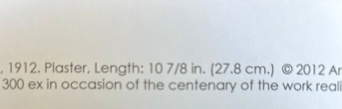 Constantin Brancusi Photograph ''Muse Endormie'' 300 Ex For The Centenary Ny