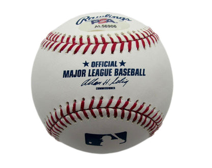 Bill Little Signed/Inscr Oml Baseball Negro League Memphis Red Sox Psa/Dna