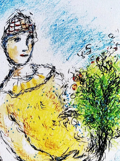 Marc Chagall Lithograph Maeght Published